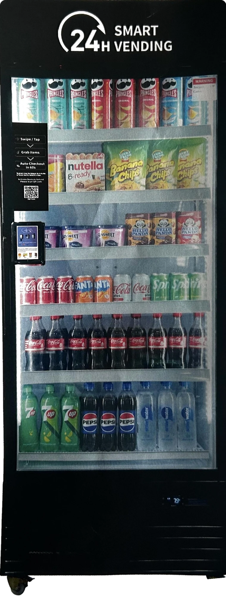 Cess AI Solutions 24H smart micro mart stocked with drinks and snacks